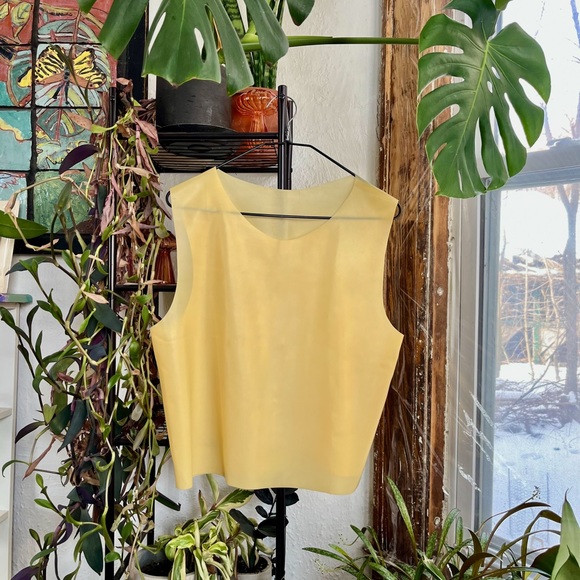 unisex natural latex tank - Picture 1 of 3